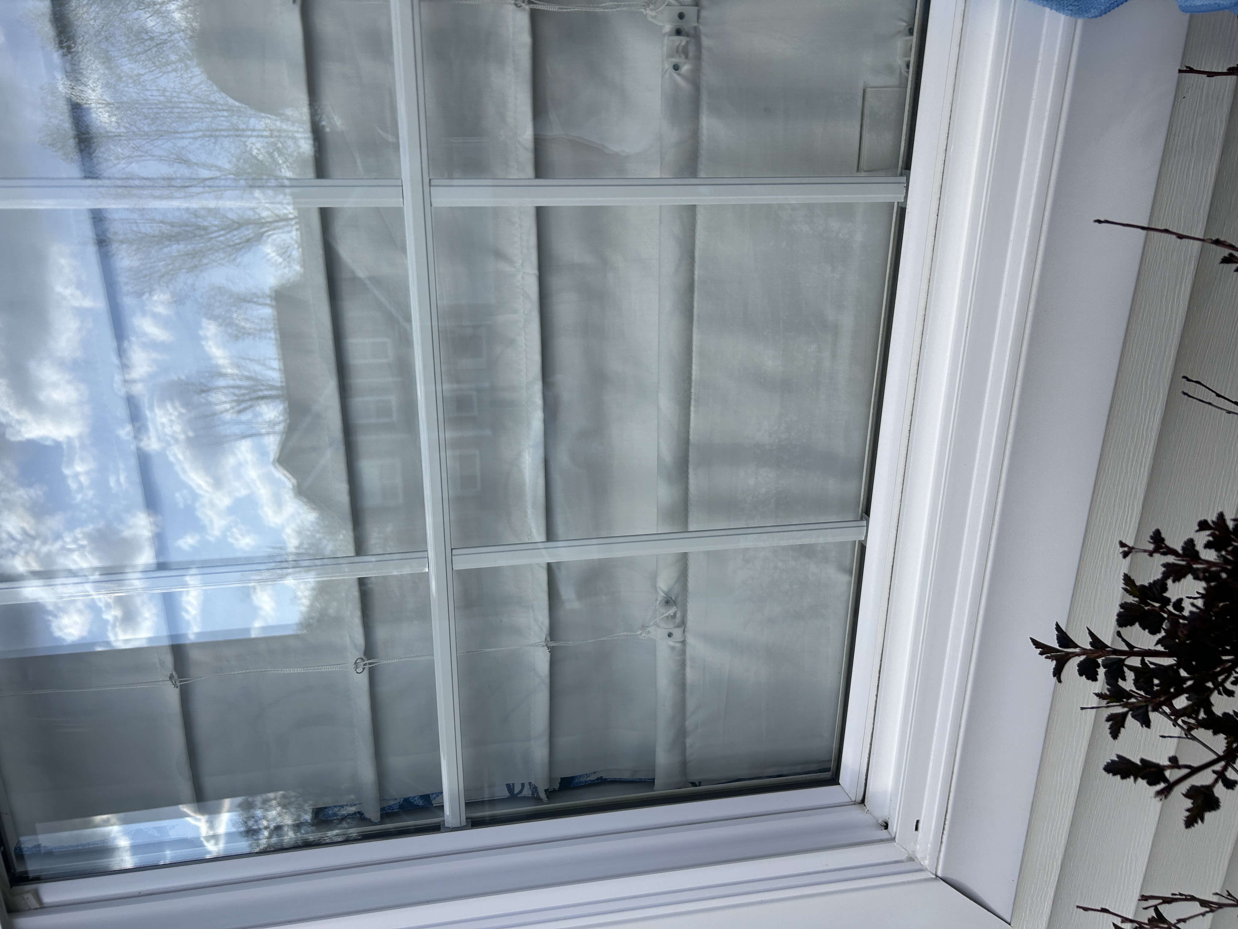 Clean glass on a storefront